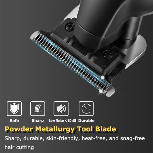 KEMEI Zero Gapped Cordless Hair Trimmer & Foil Shaver Kit for Men