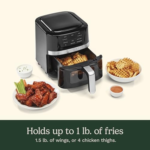 Cuisinart 2.6 Qt. Compact Air Fryer with Window - Stainless Steel & Black