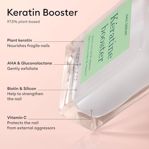 Manucurist Duo Day & Night - Routine for Soft or Damaged Nails - Nail Kit : 1 Nail Strengthener and Growth Serum, 1 Nail Night Mask - Nail Care - Intense Repair - Gifts for Women - Gift