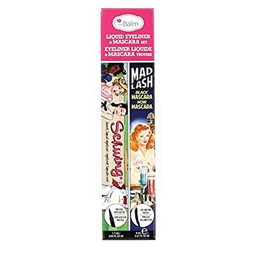 Liquid Eyeliner and Mascara Kit for Eye Makeup - theBalm Schwing & Mad Lash