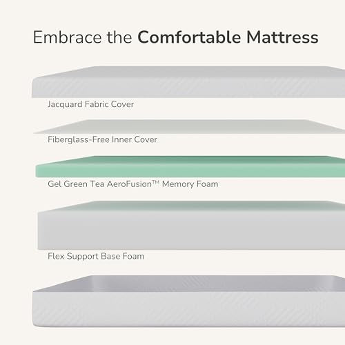 MLILY Twin 6-Inch Memory Foam Mattress in a Box for Kids & Daybeds, Medium Firm