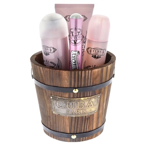 Cuba Victory Women 17.67 Fl Oz Gift Set - Eau de Parfum, Body Spray & Lotion