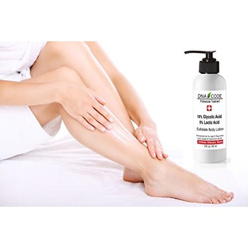 Skin Care Magic Lotion- 10% Glycolic 5% Lactic Acid Exfoliatingl Body Lotion w/Green Tea, Argan Oil, Papaya, Licorice.