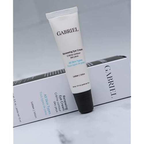 Gabriel Renewing Eye Cream | Natural, Paraben Free, Vegan, Cruelty-free, Non GMO| .5 oz.