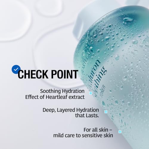 Hydrating Facial Toner with Hyaluronic Acid & Heartleaf Extract - Soothing, Calming, Sensitive Skin, 11.83 fl oz