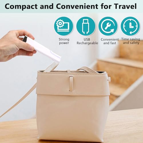 Face Hair Remover, 2 in 1 Rechargeable Painless Electric Eyebrow Trimmer Facial Hair Removal for Women with LED Light, 3 Adjustable Speed, 4 Refill Dermablades