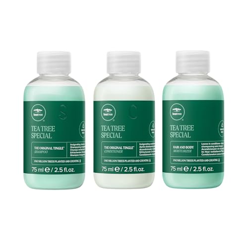 Tea Tree Special Shampoo, Conditioner and Hair and Body Moisturizer, For All Hair Types, 2.5 fl oz, Set