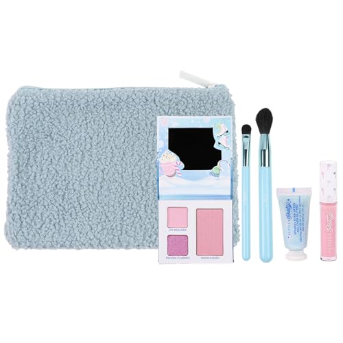 Kids & Teens Makeup Gift Set with Brushes, Glitter & Lip Gloss