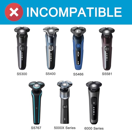 SH50 Replacement Heads 9-Pack for Philips Series 5000 AquaTouch & PowerTouch Shavers - Variation of This Listing