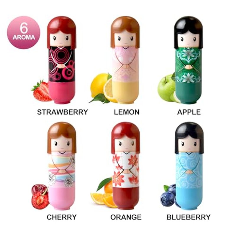 LAMUSELAND 24 Pack Lip Balm Bulk, Moisturizing Long-lasting Natural Lip Balm Lipstick Pack Lip Makeup Set Kit for Women (Multi 02)