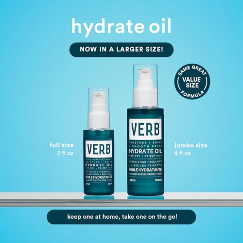 Hydrate Oil with Amber & Warm Jasmine - Frizz-Free Moisture & Heat Protection for Dry Hair