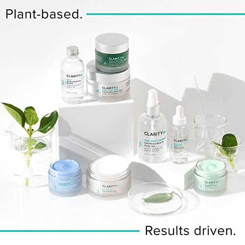 ClarityRx Easy On The Eyes Smoothing Eye Cream, Natural Plant-Based Anti-Aging Under Eye Cream for Dark Circles, Contains Hyaluronic Acid, Paraben & Cruelty Free (0.5oz)