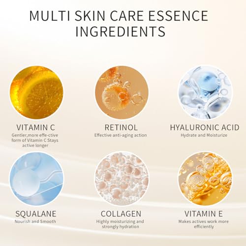 Vitamin C & Retinol Serum Capsules Set - 96 Travel-Friendly Single-Use Pouches