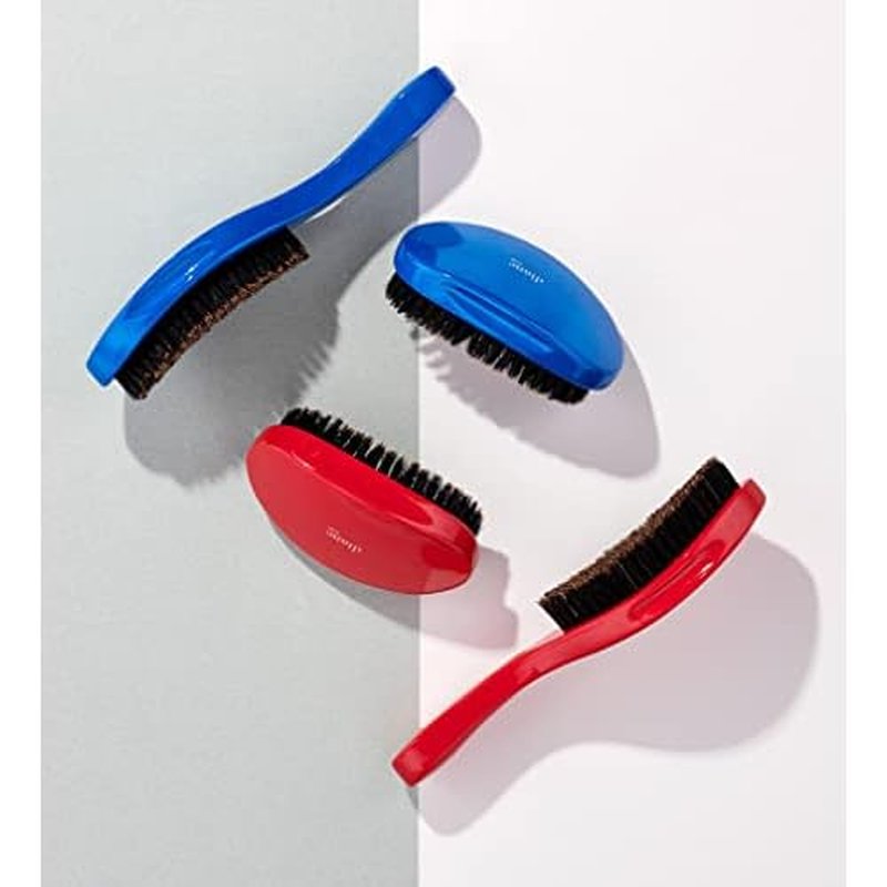 Diane Prestige 100% Medium Boar Bristle Curved Oval Wave Brush, D1727 (Pack of 2)