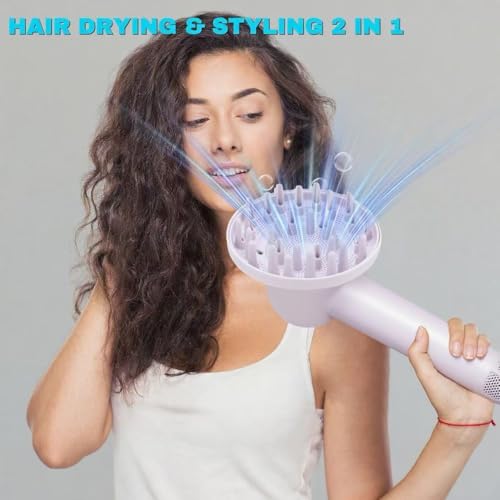 360° Rotating Diffuser Attachment for Laifen SE Lite Hair Dryer - Purple, Diffuser Nozzle