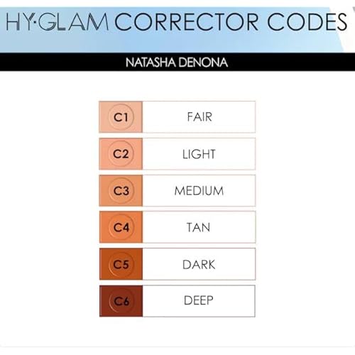 Natasha Denona HY-GLAM Corrector C2 - Light Corrector. Bonus Premium Korean Hydrating Sheet Masque