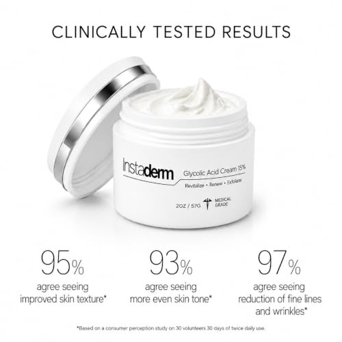 Glycolic Acid 15% Anti-Aging Wrinkle & Dark Spot Corrector - Exfoliates & Refines Skin