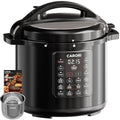 8 Qt Electric Pressure Cooker Multi-Cooker with Stainless Steel Pot - Black