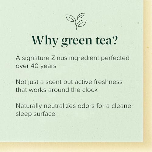 White Twin Green Tea Memory Foam Mattress 5 Inch Medium Firm Zinus