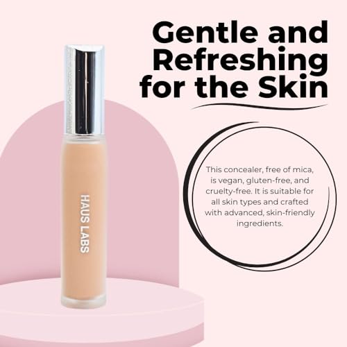 HAUS LABS BY LADY GAGA Triclone Skin Tech Hydrating + De-puffing Concealer with Fermented Arnica 14 Light Peach