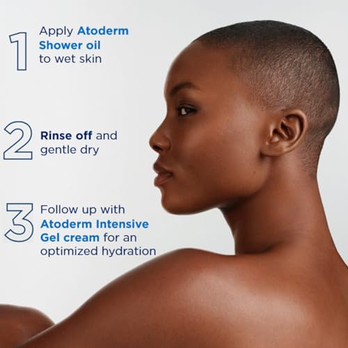 Bioderma Atoderm Intensive Gel-Cream - Soothing Dry & Sensitive Skin Moisturizer, 16.9 Fl Oz