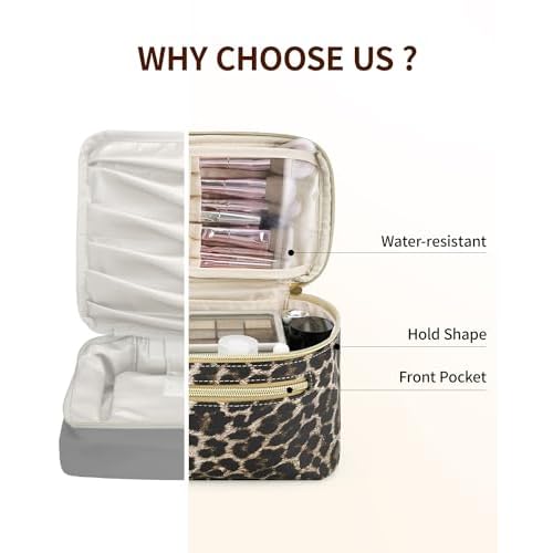 Natural Goat Hair Makeup Brushes Set and Eye Makeup Brush Set, Professional Blending Makeup Brushes