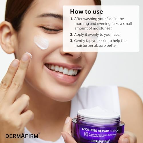 Dermafirm Soothing Repair Hydrating Face Cream R4, 1.69 fl oz – Moisturizer for All Skin Types