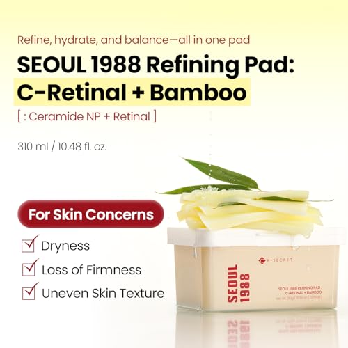 Retinal Refining Pads for Sensitive Skin - Hydrating & Soothing, 70 Count