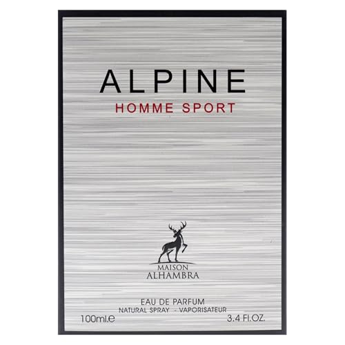 Lattafa Maison Alhambra Alpine Homme Sport Eau de Parfum 3.4oz Men’s Fragrance