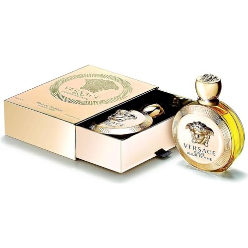 Versace Eros Pour Femme Eau de Parfum Spray 3.4oz | Long-Lasting Fragrance