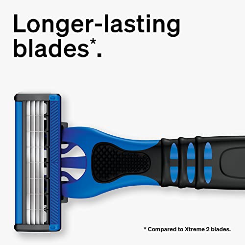 Schick Xtreme 4 Outlast Razor Disposable Razors for Men, 3 Count