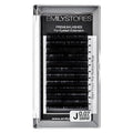 Lash Extensions 0.07mm Thickness J Curl Length 8mm Natural Looking Easy Fan Eye Lashes For Eyelash Extensions(0.07,J,8mm)