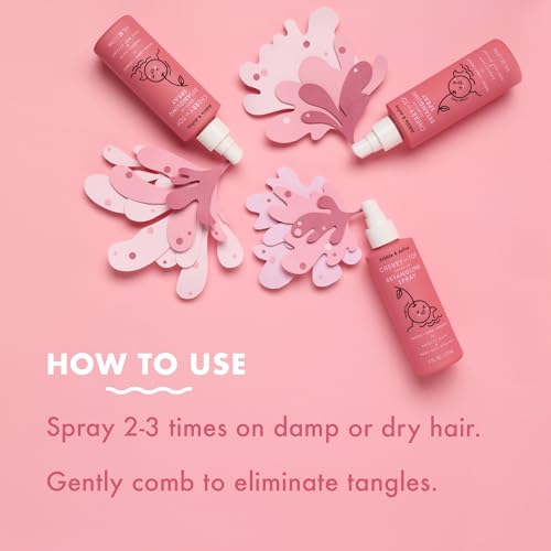 Kids Detangler Spray - Leave-In Conditioner for All Hair Types, 6 oz, Pack of 2