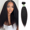 12 Inch Kinky Straight Human Hair Bundles - Unprocessed Brazilian Remy Hair - Variation of THIS listing 12