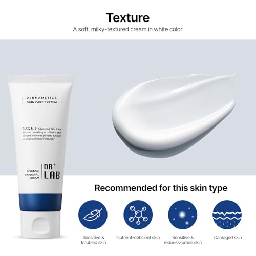 Intense Renewal Cream 3.38 fl oz /100ml Soothing Support Skin Barrier Revitalizing Korean Skincare