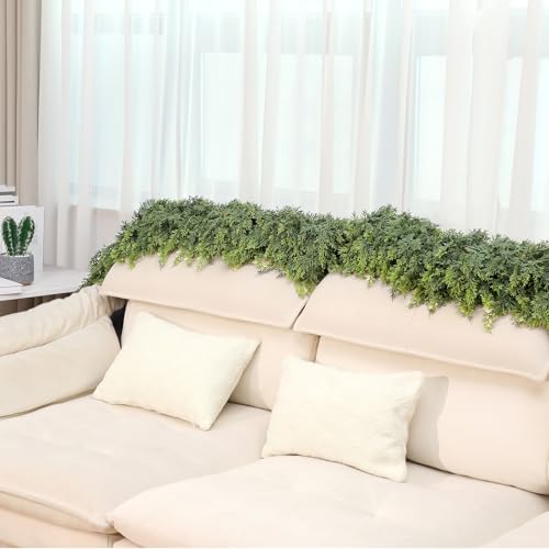 18ft Artificial Cedar Garland - Realistic Holiday Christmas Decor