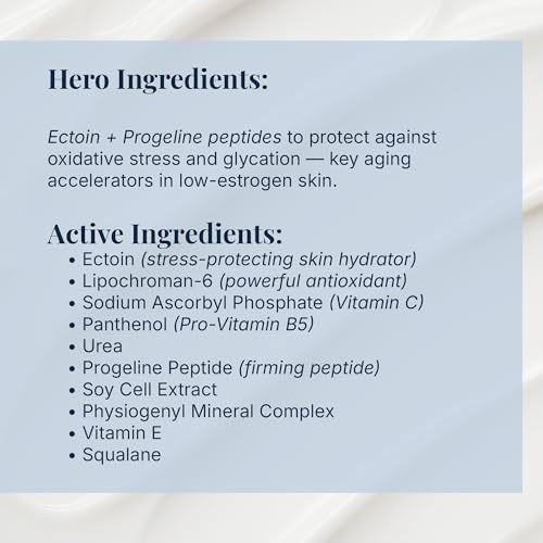 Pause & Effect Vitamin C Day Cream for Menopausal Skin, Brightening Daily Moisturizer with Peptides, Ectoin and Ferulic Acid, Hydrating Cream for Radiance and Even Tone