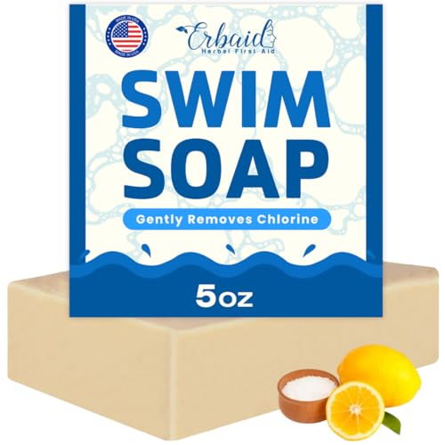 Swimmers Shampoo ? Chlorine Removal Body Wash ? Natural Face & Body Soap Bar ? Removes Chlorine, Salt, Bromine, Hard Water & Sunscreen ? Gentle Moisturizing After Swim Care ? Made in USA for All Ages