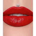 Jeffree Star Cosmetics Supreme Gloss ? Red Affair (Medium) ? Full-Pigment, High-Shine, Non-Sticky Lip Gloss with Rose Petal Applicator, Vegan & Cruelty-Free Formula