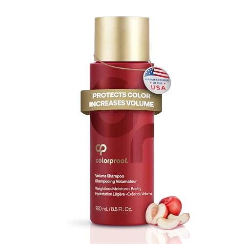 Colorproof Sulfate-Free Volumizing Shampoo 8.5 Fl Oz for Fine Hair - White Nectarine Scent