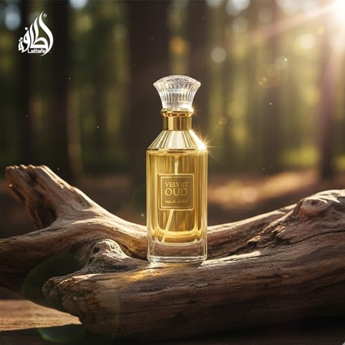 Velvet Oud Unisex Eau de Parfum Spray - Amber Wood Variant, 3.4 Fl Oz