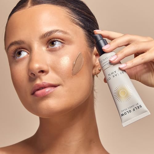 Self Glow by James Read - Break of Dawn Rejuvenating Glow Mask | Hyaluronic Acid, Squalane, Cacao Extract, Aloe Vera | Hydrate, Moisturize, Firm | Silicone + Drying Alcohol-Free (60mL | 2 fl oz)