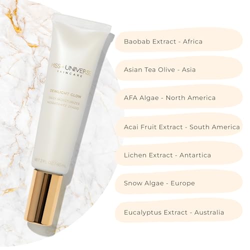 Dewlight Glow Moisturizer Face Cream 60 mL, Plumping Anti-Aging Hydrating Face Moisturizer for Women and Men, Facial Skin Care Product with Hyaluronic Acid and Niacinamide