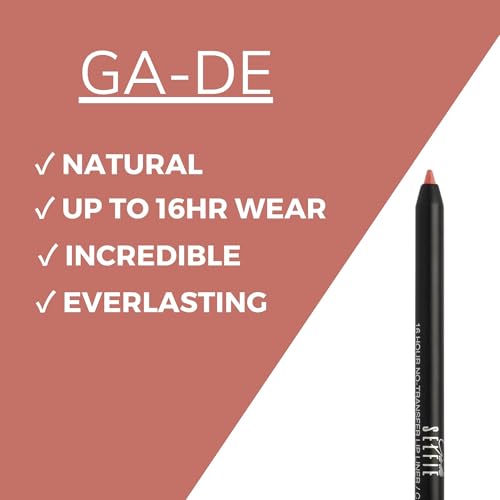 GA-DE Selfie 16 Hours Lip Liner, 852 - Long-Lasting, Transfer-Resistant Lip Liner Pencil - Lightweight, Creamy Soft Texture, High-Pigmented - 0.02 oz