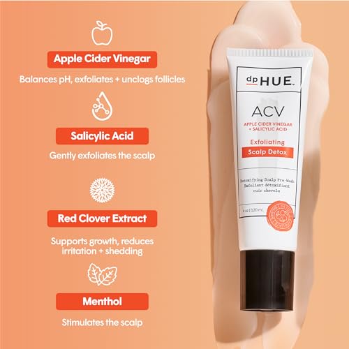 Scalp Detox Treatment with Cider Vinegar & Niacinamide - 4 oz - Improves Hair Health & Reduce Shedding