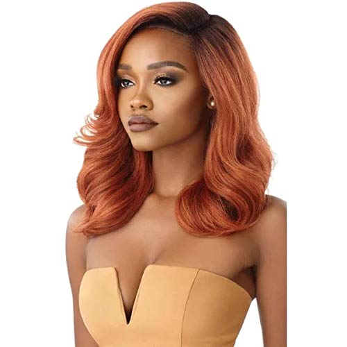 Outre Lace Front Wig Neesha 202 - JET BLACK, Natural & Pre-Plucked