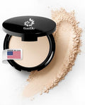 Organic Pressed Translucent Setting Powder - Talc-Free & Matte Finish - Light, Invisible Variation