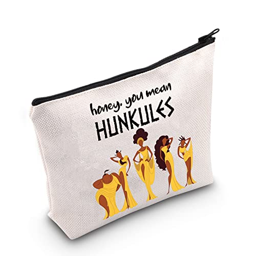 MNIGIU Hercules Cosmetic Bag Honey You Mean Hunkules Makeup Zipper Pouch Bag for Women (honey. you mean)