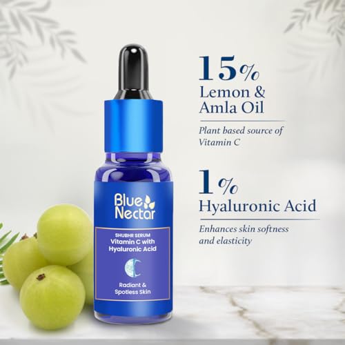 Vitamin C Serum for Glowing Skin with Hyaluronic Acid & Natural Herbs