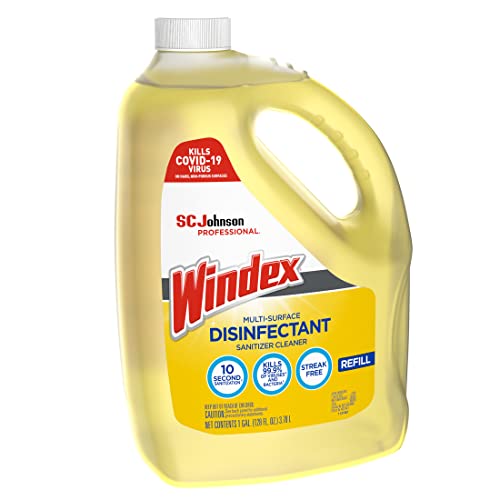 Windex Multi-Surface Disinfectant Cleaner 128 Fl Oz Pack of 4